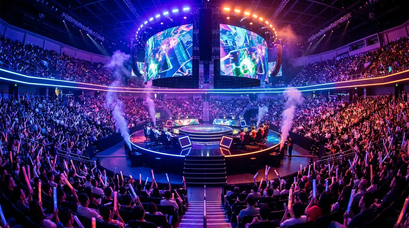 Zakłady e-sportowe — arena e-sportowa
